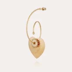 Gas Bijoux Céline Love earrings gold^Femme Boucles D'oreilles