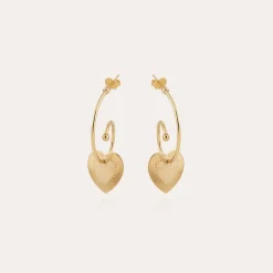 Gas Bijoux Céline Love earrings mini gold^Femme Boucles D'oreilles