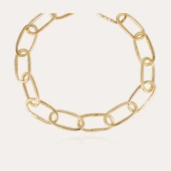 Gas Bijoux Collier Maille Ovale grand modèle doré^Femme Colliers|Bijoux Dorés