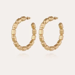 Gas Bijoux Colombus hoop earrings gold^Femme Boucles D'oreilles