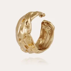 Gas Bijoux Compression hoop earrings gold^Femme Boucles D'oreilles|Boucles D'oreilles