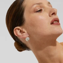 Gas Bijoux Comète earrings small size silver^Femme Boucles D'oreilles