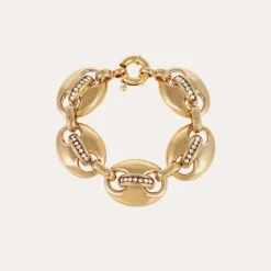 Gas Bijoux Cophea strass bracelet mini gold^Femme Bracelets|Bracelets