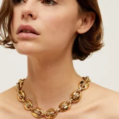 Gas Bijoux Cophea strass necklace mini gold^Femme Colliers|Colliers
