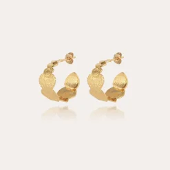Gas Bijoux Cuore hoop earrings small size gold^Femme Boucles D'oreilles|Bijoux Dorés
