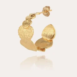 Gas Bijoux Cuore hoop earrings small size gold^Femme Boucles D'oreilles|Bijoux Dorés