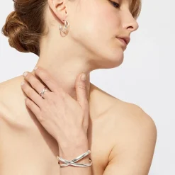 Gas Bijoux Destinee hoop earrings silver^Femme Boucles D'oreilles|Bijoux Argentés