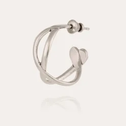 Gas Bijoux Destinee hoop earrings silver^Femme Boucles D'oreilles|Bijoux Argentés