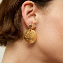 Gas Bijoux Diva earrings small size gold^Femme Boucles D'oreilles|Bijoux Dorés
