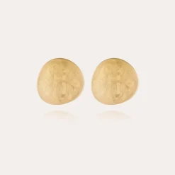 Gas Bijoux Diva studs earrings large size gold^Femme Boucles D'oreilles|Bijoux Dorés