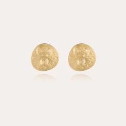 Gas Bijoux Diva studs earrings small size gold^Femme Boucles D'oreilles|Bijoux Dorés