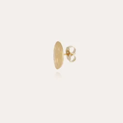 Gas Bijoux Diva studs earrings small size gold^Femme Boucles D'oreilles|Bijoux Dorés