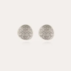 Gas Bijoux Diva studs earrings small size silver^Femme Boucles D'oreilles|Bijoux Argentés