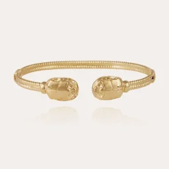 Gas Bijoux Duality large Scaramouche twist bracelet gold^Femme Bracelets|Bijoux Dorés