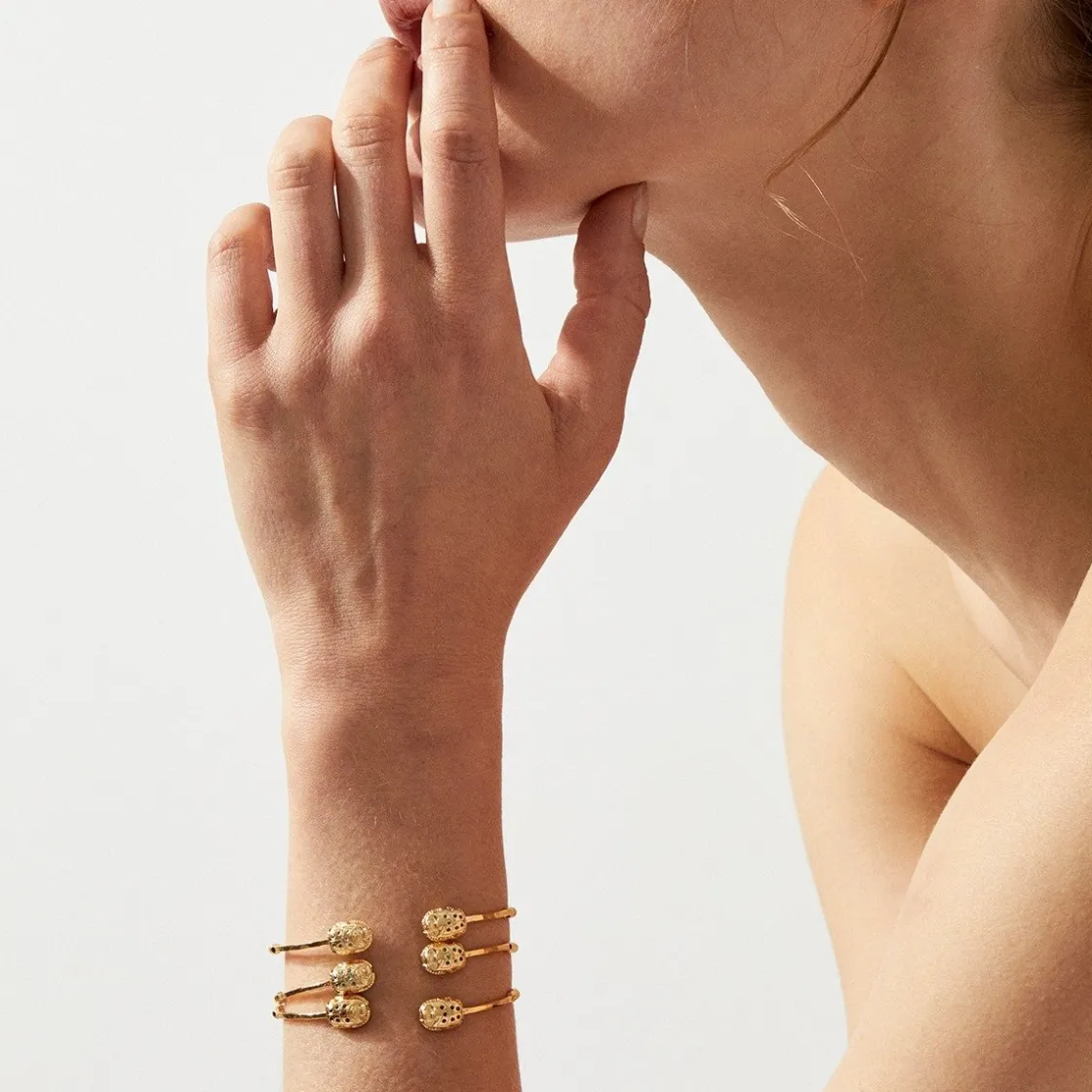Gas Bijoux Duality Scaramouche Bracelet small size gold - - Capsule The Precious^Femme Bracelets|Bracelets