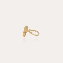 Gas Bijoux Duality Scaramouche ring gold^Femme Bagues