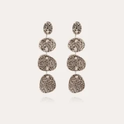 Gas Bijoux Eclipse 4 rows earrings silver^Femme Boucles D'oreilles|Bijoux Argentés