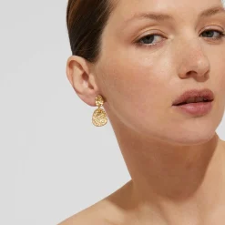Gas Bijoux Eclipse earrings small size gold^Femme Boucles D'oreilles|Bijoux Dorés