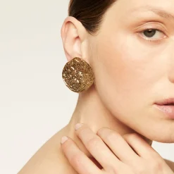 Gas Bijoux Eclipse Moon earrings gold^Femme Boucles D'oreilles|Bijoux Dorés