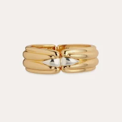 Gas Bijoux Ecume bicolor bracelet gold^Femme Bracelets