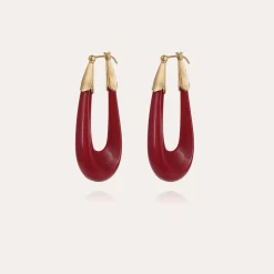 Gas Bijoux Ecume earrings acetate gold -^Femme Boucles D'oreilles|Boucles D'oreilles