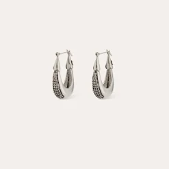 Gas Bijoux Ecume earrings silver - ia^Femme Boucles D'oreilles|Boucles D'oreilles