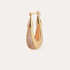 Gas Bijoux Ecume earrings small size gold - ia^Femme Boucles D'oreilles|Boucles D'oreilles