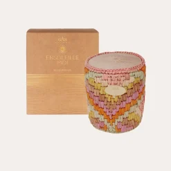 Gas Bijoux Ensoleille Moi candle raffia^ Bougies Raphia Ensoleille Moi