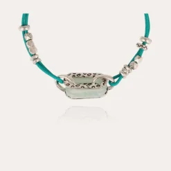 Gas Bijoux Escale bracelet acetate silver - blue^Homme Bracelets Cordons Homme