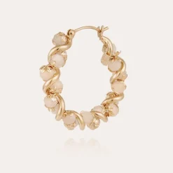 Gas Bijoux Eurydice hoop earrings small size gold -^Femme Boucles D'oreilles