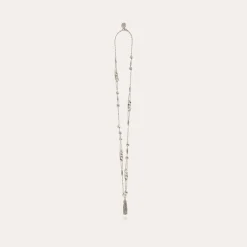 Gas Bijoux Filou long necklace silver^Femme Sautoirs