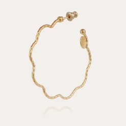 Gas Bijoux Florette hoop earrings small size gold^Femme Boucles D'oreilles|Bijoux Dorés