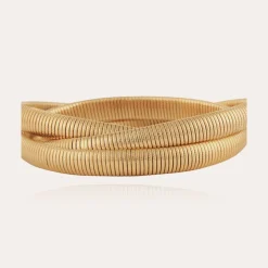 Gas Bijoux Infinity three rows bracelet small size gold^Femme Bracelets|Bijoux Dorés