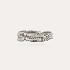 Gas Bijoux Infinity three rows bracelet small size silver^Femme Bracelets|Bijoux Argentés