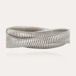 Gas Bijoux Infinity three rows bracelet small size silver^Femme Bracelets|Bijoux Argentés