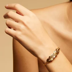 Gas Bijoux Insolite Love bracelet gold^Femme Bracelets|Bijoux Dorés