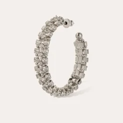 Gas Bijoux Izilda strass earrings silver^Femme Boucles D'oreilles|Boucles D'oreilles