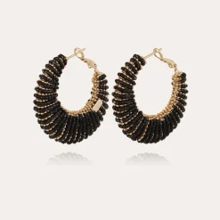 Gas Bijoux Izzia earrings large size gold^Femme Boucles D'oreilles