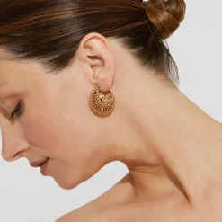 Gas Bijoux Izzia earrings small size gold^Femme Boucles D'oreilles|Bijoux Dorés