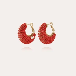 Gas Bijoux Izzia earrings small size gold^Femme Boucles D'oreilles