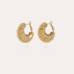 Gas Bijoux Izzia earrings small size gold^Femme Boucles D'oreilles