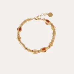 Gas Bijoux Kali cabochons bracelet gold -^Femme Bracelets