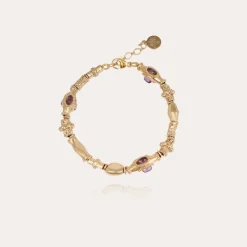 Gas Bijoux Kali cabochons bracelet gold -^Femme Bracelets