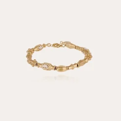 Gas Bijoux Kali strass bracelet gold^Femme Bracelets