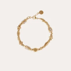 Gas Bijoux Kali strass bracelet gold^Femme Bracelets