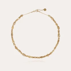 Gas Bijoux Kali strass necklace gold^Femme Colliers
