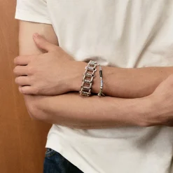 Gas Bijoux Kamino bracelet silver^Femme/Homme Bracelets|Bracelets Homme