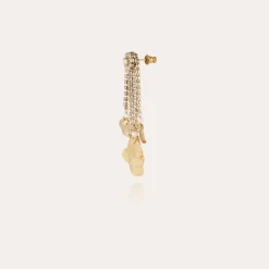 Gas Bijoux Kate strass earrings gold^Femme Boucles D'oreilles