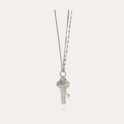 Gas Bijoux Lancelot long necklace silver^Femme Sautoirs