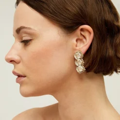 Gas Bijoux Leonore 3 earrings gold^Femme Boucles D'oreilles|Boucles D'oreilles